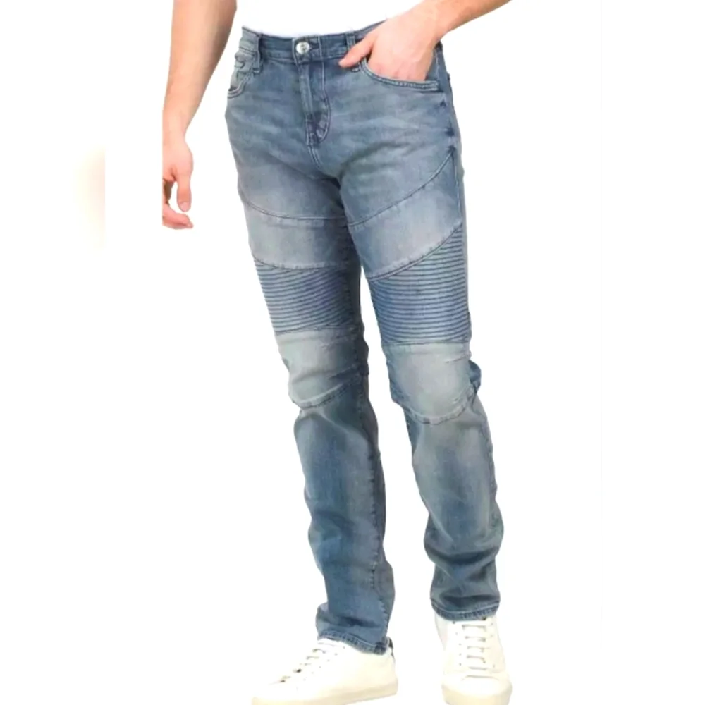 Men's True Religion Rocco Relaxed Skinny Denim Biker Jeans